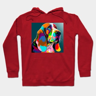 Basset Hound Pop Art Hoodie